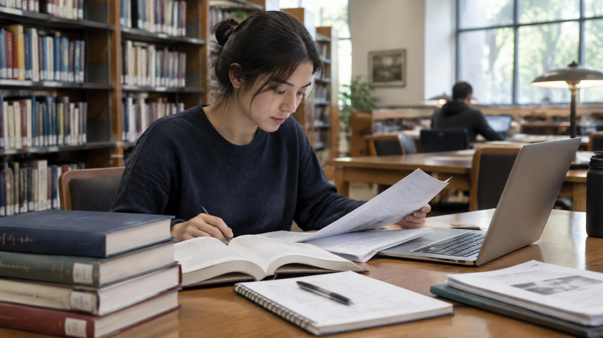 library research scene